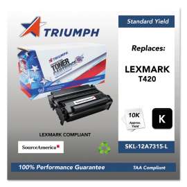 751000nsh1004 Remanufactured 12a7415 High-Yield Toner, 12,000 Page-Yield, Black