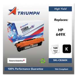 751000nsh1114 Remanufactured Ce260x (649x) High-Yield Toner, 17,000 Page-Yield, Black
