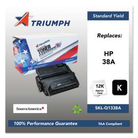 751000nsh0179 Remanufactured Q1338a (38a) Toner, 12,000 Page-Yield, Black