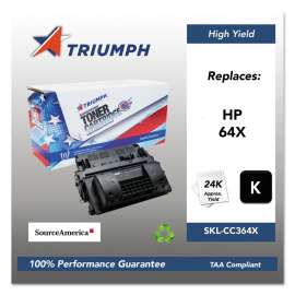 751000nsh0965 Remanufactured Cc364x (64x) High-Yield Toner, 24,000 Page-Yield, Black
