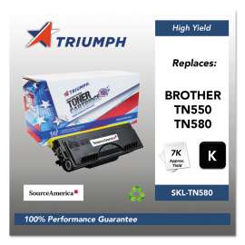 751000nsh0349 Remanufactured Tn580 High-Yield Toner, 7,000 Page-Yield, Black