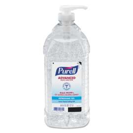 Advanced Refreshing Gel Hand Sanitizer, 2 L Pump Bottle, Clean Scent, 4/Carton