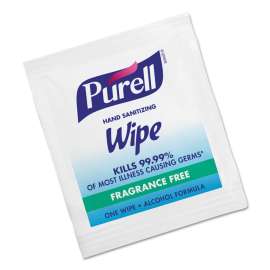 Sanitizing Hand Wipes, Individually Wrapped, 5 x 7, 1,000/Carton