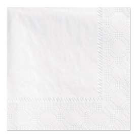 Beverage Napkins, 2-Ply 9 1/2 x 9 1/2, White, Embossed, 1000/Carton