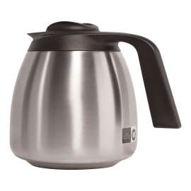 BUNN - Stainless Steel 64 oz Thermal Coffee Carafe with Black Handle
