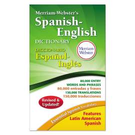 Merriam-Websters Spanish-English Dictionary, 928 Pages