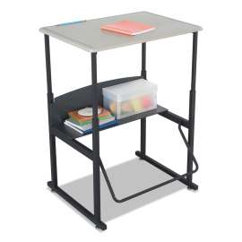 Alphabetter Desks, 28" x 20" x 26" to 42", Beige