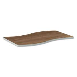 HON 10500 Series Full-Height Right Pedestal Credenza, 72" x 24" x 29.5", Kingswood Walnut