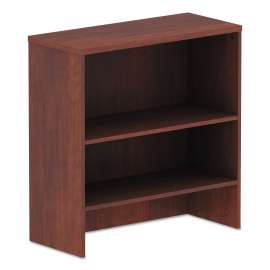 Alera - Valencia Series Medium Cherry 3 Compartments Office Desk Hutch