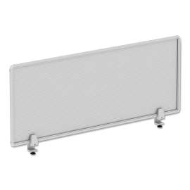Alera - Alera Series Silver/Clear Polycarbonate Privacy Panel