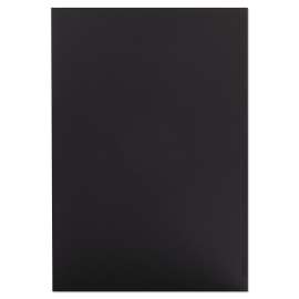 Foam Board, CFC-Free Polystyrene, 20 x 30, Black Surface and Core, 10/Carton
