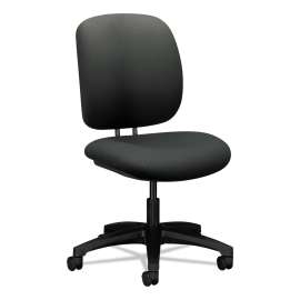HON ComforTask Multi-Task Chair, Supports Up to 300 lb, 16" to 21" Seat Height, Black
