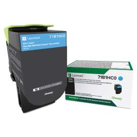 71B1HC0 Unison High-Yield Toner, 3,500 Page-Yield, Cyan