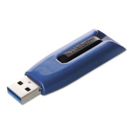 Verbatim - Store 'n' Go™ V3 Max 256 GB Blue USB 3.0 Flash Drive (1 per Pack)