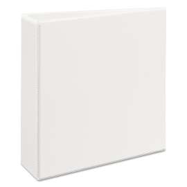 Heavy-Duty View Binder with DuraHinge, One Touch EZD Rings and Extra-Wide Cover, 3 Ring, 3" Capacity, 11 x 8.5, White, (1321)