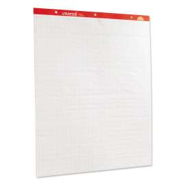 Renewable Resource Sugarcane Based Easel Pads, Quadrille Rule (1 sq/in), 27 x 34, White, 50 Sheets, 2/Carton