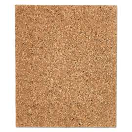iDesign Frameless Cork Bulletin Board, 20 x 24, Natural Surface