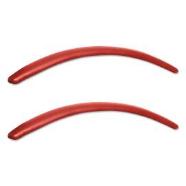 Neratoli Series Replacement Arm Pads for Alera Neratoli Series Chairs, Faux Leather, 1.77 x 15.15 x 0.59, Red, 2/Set