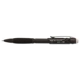 Twist-Erase GT Pencils, 0.5 mm, HB (#2.5), Black Lead, Black Barrel
