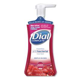Antibacterial Foaming Hand Wash, Power Berries, 7.5 oz Pump Bottle, 8/Carton