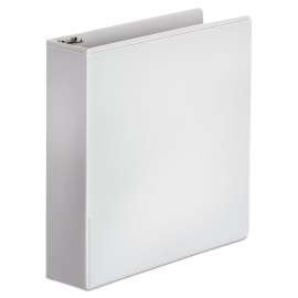 Economy Round Ring View Binder, 3 Rings, 2" Capacity, 11 x 8.5, White