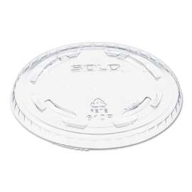 Plastic Flat Cold Cup Lid, Fits 9 Oz To 10 Oz Cups, Clear, 1,000/carton