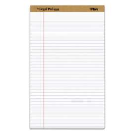 "The Legal Pad" Plus Ruled Perforated Pads with 40 pt. Back, Wide/Legal Rule, 50 White 8.5 x 14 Sheets, Dozen