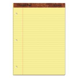 "The Legal Pad" Ruled Perforated Pads, Wide/Legal Rule, 50 Canary-Yellow 8.5 x 11.75 Sheets, Dozen
