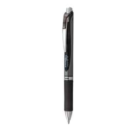 EnerGel RTX Gel Pen, Retractable, Bold 1 mm, Black Ink, Black/Gray Barrel