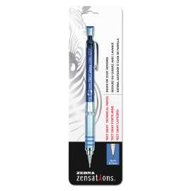 Zensations Tect 2way 1000 Technical Pencil, 0.7 mm, HB (#2), Black Lead, Blue Barrel
