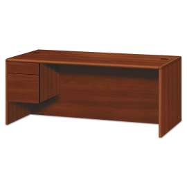 HON 38000 Series Kneespace Credenza, 72w x 24d x 29.5h, Silver Mesh/Light Gray