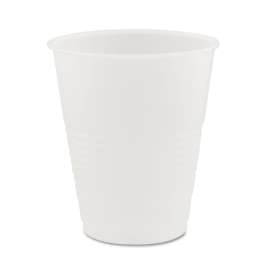 High-Impact Polystyrene Squat Cold Cups, 12 oz, Translucent, 50/Pack