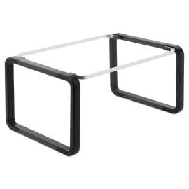 Modern Hanging File Folder Frame, Legal/Letter Size, 16" to 22" Long, Black/Silver Accents