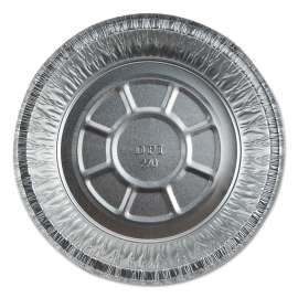 Aluminum Round Containers, 20 Gauge, 24 oz, 7" Diameter x 1.75"h, Silver, 500/Carton