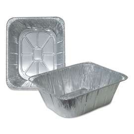 Aluminum Steam Table Pans, Half-Size Extra Deep195 oz., 4.19" Deep, 10.31 x 12.69, 100/Carton