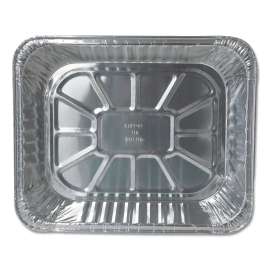 Aluminum Steam Table Pans, Half-Size Deep120 oz., 2.56" Deep, 10.38 x 12.75, 100/Carton