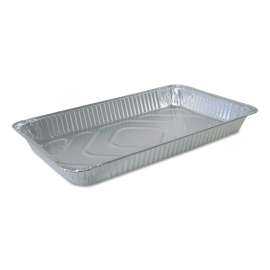 Aluminum Steam Table Pans, Full-Size Medium228 oz., 2.19" Deep, 12.81 x 20.75, 50/Carton