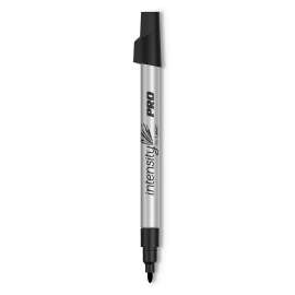 Intensity Metal Pro Permanent Marker, Fine Pro Bullet Tip, Black, Dozen