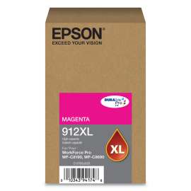 T912XL320 (912XL) DURABrite Pro High-Yield Ink, 4600 Page-Yield, Magenta
