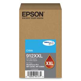 T912XXL220 (912XXL) DURABrite Pro Extra High-Yield Ink, 8000 Page-Yield, Cyan