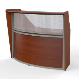 Linea Italia Reception Desk - Cherry