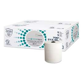 DissolveTech Paper Towel, 7.5" x 700 ft, White, 6/Carton