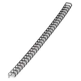 Wire Bindings, 5/16" Diameter, 50 Sheet Capacity, Black, 25/Pack