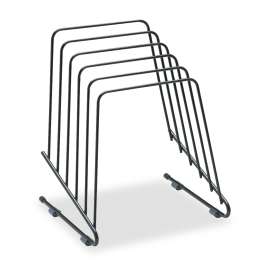 Wire Step File II, 5 Sections, Letter to Legal Size Files, 7.25" x 6" x 8.25", Black