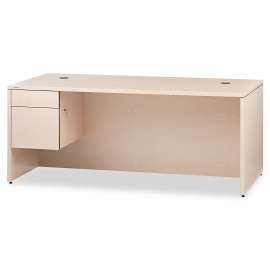 HON Mod Desk Hutch, 3 Compartments, 60w x 14d x 39.75h, Slate Teak