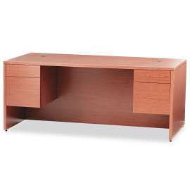 HON Mod Desk Hutch, 3 Compartments, 72w x 14d x 39.75h, Slate Teak