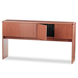 HON Mod Desk Shell, 72" x 30" x 29", Traditional Mahogany