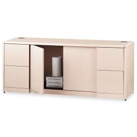 HON Mod Lateral File, 2 Legal/Letter-Size File Drawers, Slate Teak, 36" x 20" x 29"