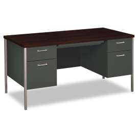 HON Between Nested Multipurpose Tables, Rectangular, 60w x 24d x 29h, Silver Mesh/Loft