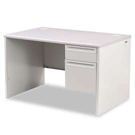 HON Mod Worksurface, Rectangular, 72w x 24d, Traditional Mahogany